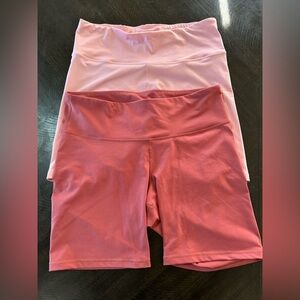 Old Navy Women's Pink and Coral Bike Shorts